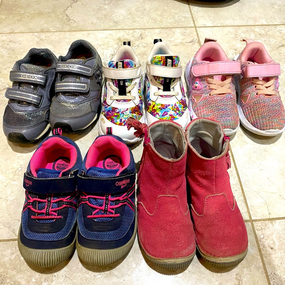 Lot of toddler girl’s shoes size 9
